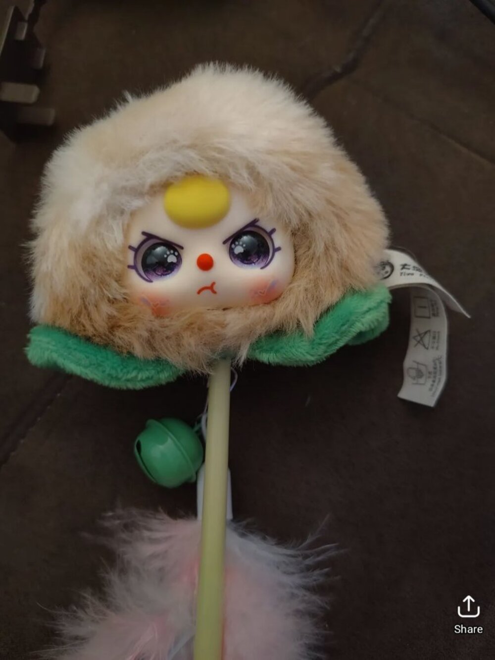 Baby Three "Cat Teasing Stick" Series 'Peach Bobo'